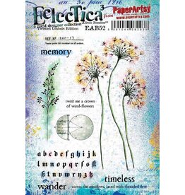 PAPER ARTSY PAPER ARTSY ECLECTICA ALISON BOMBER TWISTED UMBELS EDITION EAB52 CLING STAMP SET