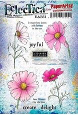 PAPER ARTSY PAPER ARTSY ECLECTICA ALISON BOMBER COSMOS EDITION EAB51 CLING STAMP SET