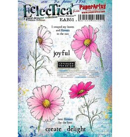 PAPER ARTSY PAPER ARTSY ECLECTICA ALISON BOMBER COSMOS EDITION EAB51 CLING STAMP SET