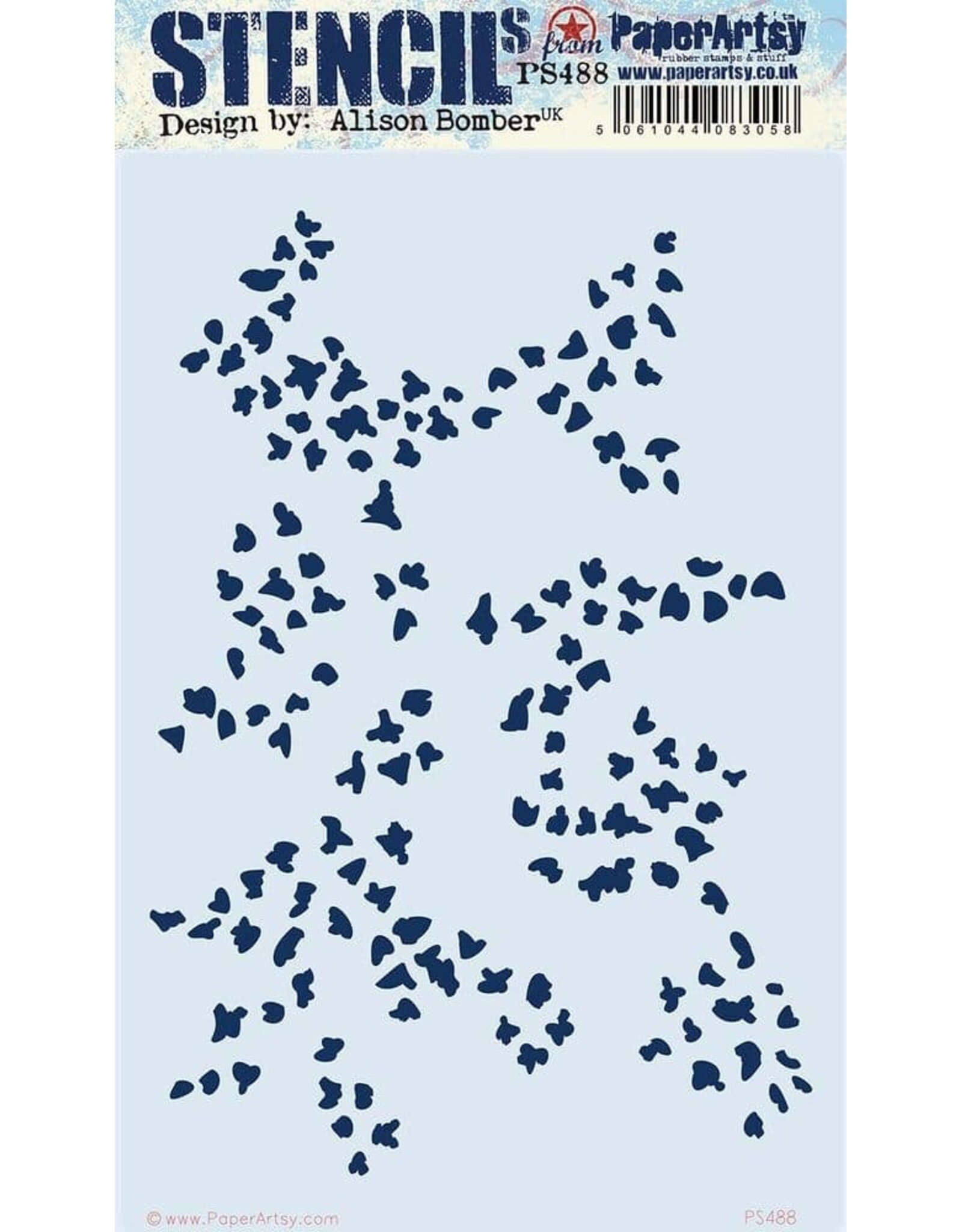 PAPER ARTSY PAPER ARTSY ALISON BOMBER PS488 STENCIL