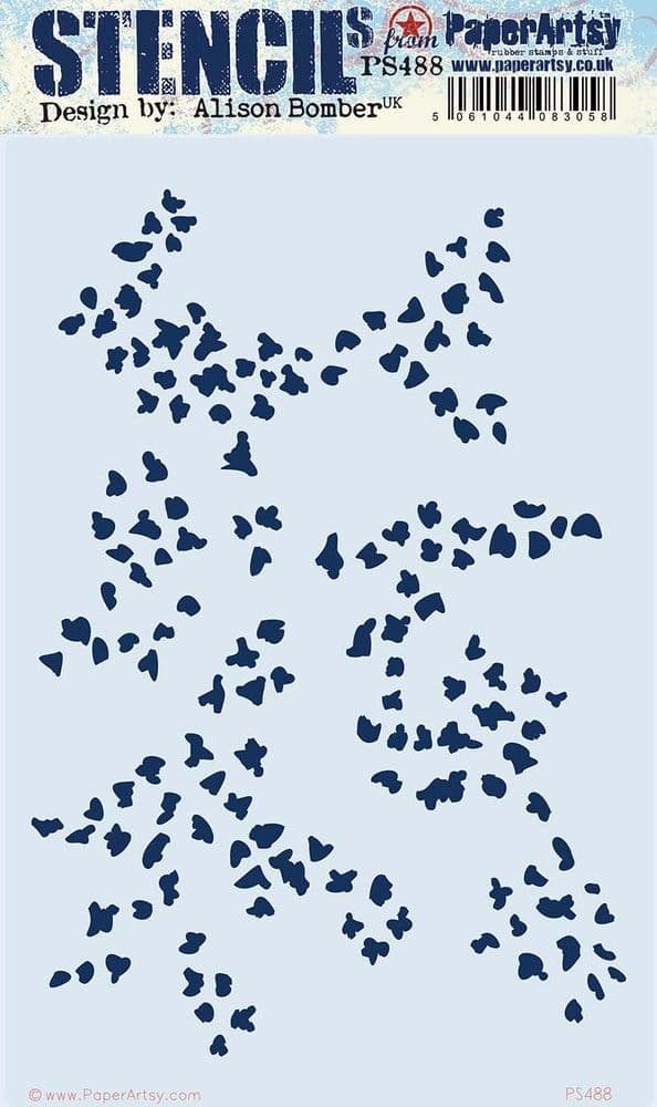 PAPER ARTSY PAPER ARTSY ALISON BOMBER PS488 STENCIL