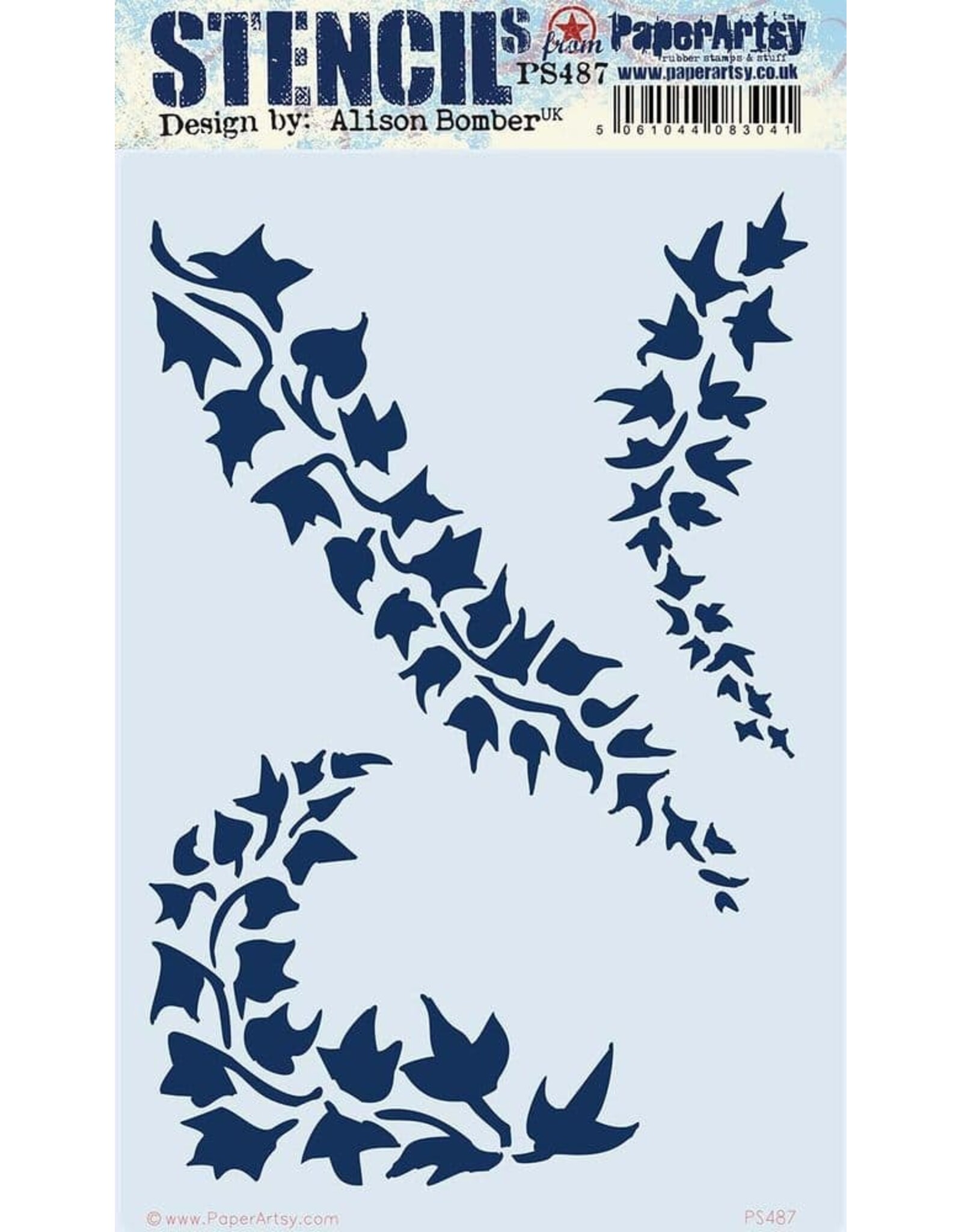 PAPER ARTSY PAPER ARTSY ALISON BOMBER PS487 STENCIL