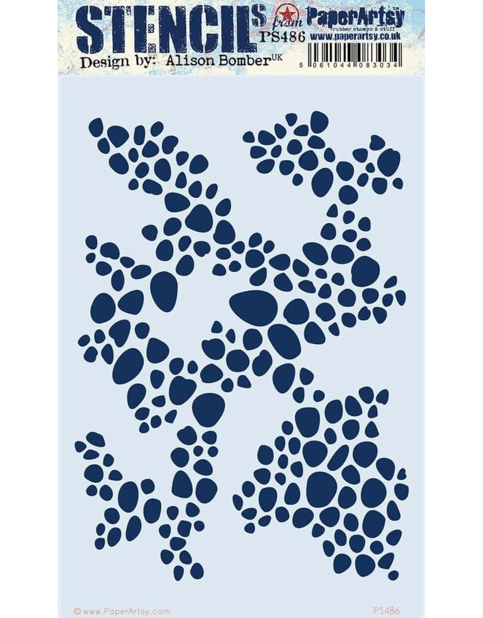 PAPER ARTSY PAPER ARTSY ALISON BOMBER PS486 STENCIL