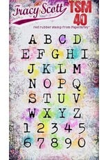 PAPER ARTSY PAPER ARTSY TRACY SCOTT TSM40 MINI CLING STAMP SET