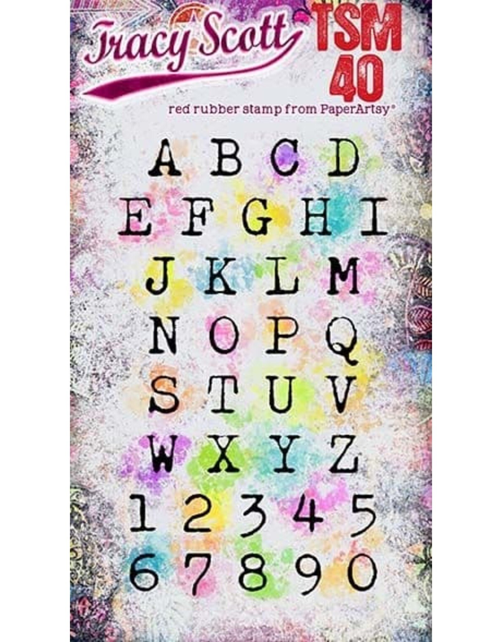 PAPER ARTSY PAPER ARTSY TRACY SCOTT TSM40 MINI CLING STAMP SET