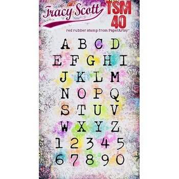 PAPER ARTSY PAPER ARTSY TRACY SCOTT TSM40 MINI CLING STAMP SET
