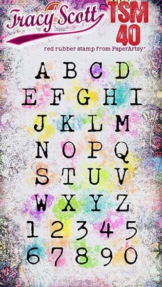 PAPER ARTSY PAPER ARTSY TRACY SCOTT TSM40 MINI CLING STAMP SET