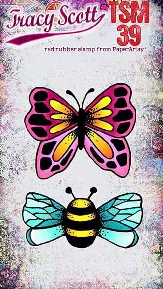 PAPER ARTSY PAPER ARTSY TRACY SCOTT TSM39 MINI CLING STAMP SET