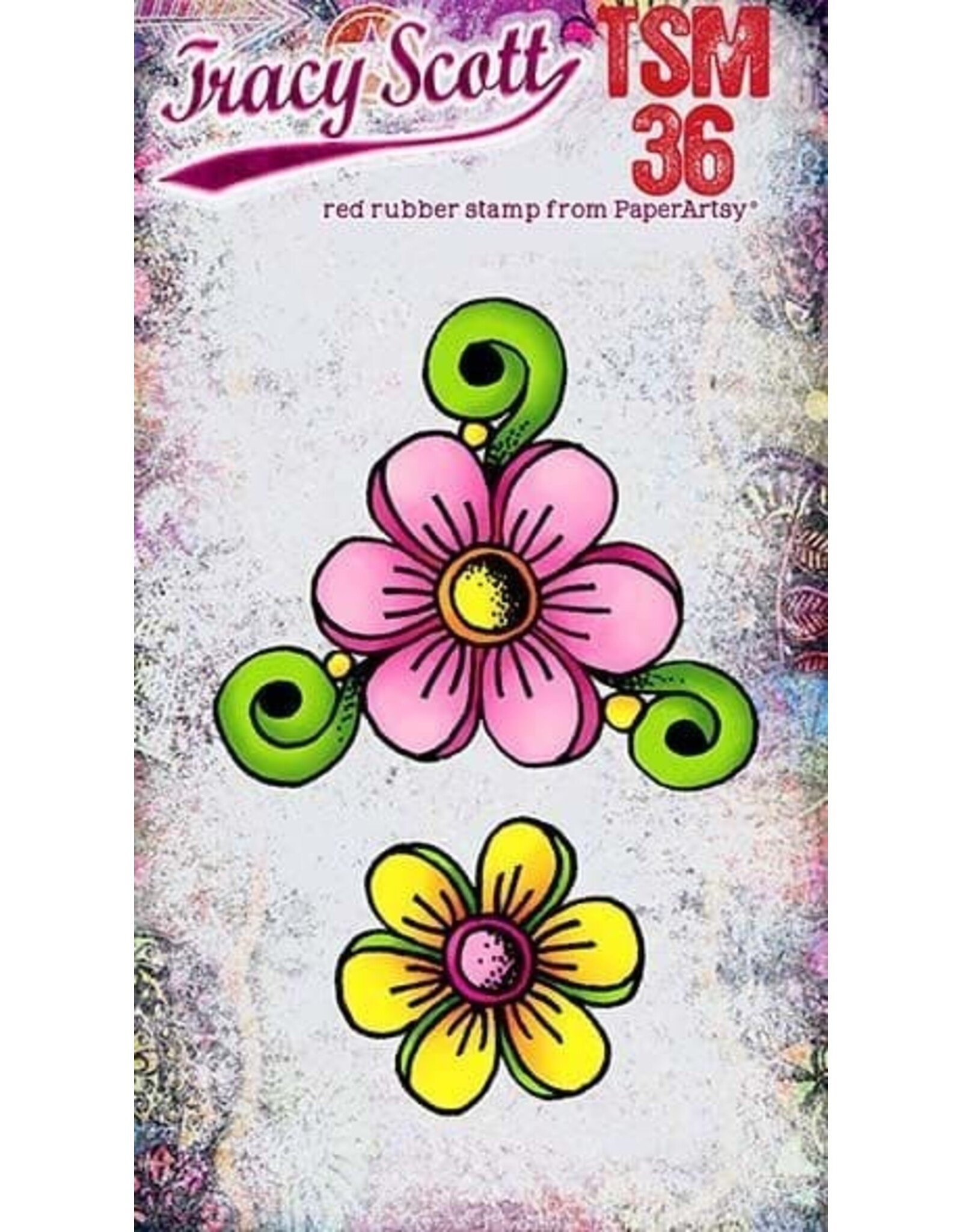 PAPER ARTSY PAPER ARTSY TRACY SCOTT TSM36 MINI CLING STAMP SET