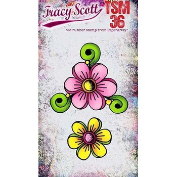 PAPER ARTSY PAPER ARTSY TRACY SCOTT TSM36 MINI CLING STAMP SET