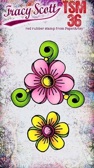 PAPER ARTSY PAPER ARTSY TRACY SCOTT TSM36 MINI CLING STAMP SET