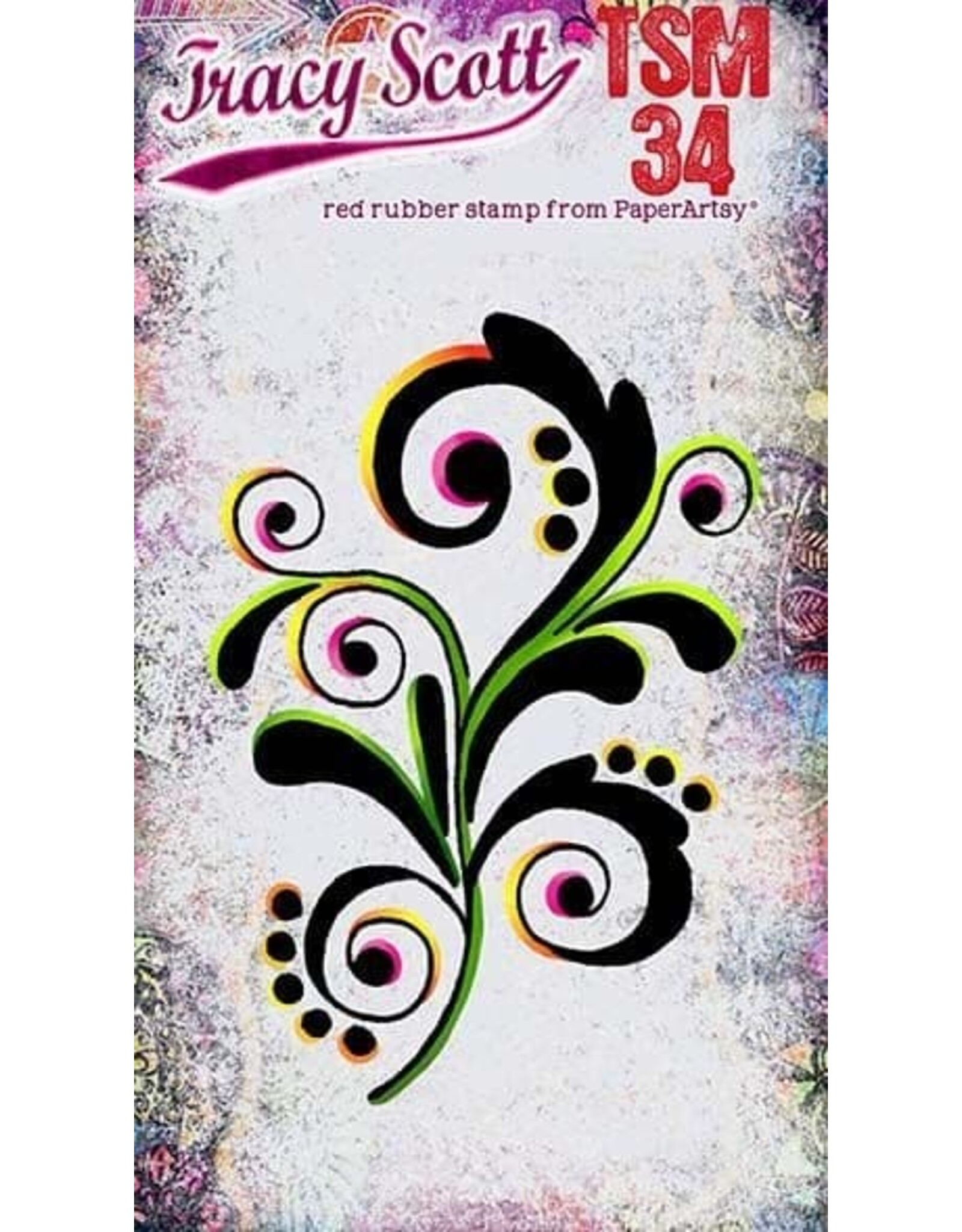 PAPER ARTSY PAPER ARTSY TRACY SCOTT TSM34 MINI CLING STAMP