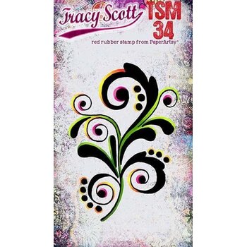 PAPER ARTSY PAPER ARTSY TRACY SCOTT TSM34 MINI CLING STAMP