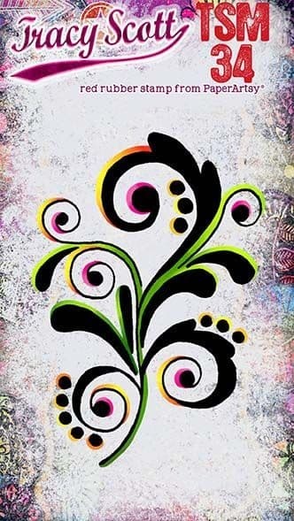 PAPER ARTSY PAPER ARTSY TRACY SCOTT TSM34 MINI CLING STAMP