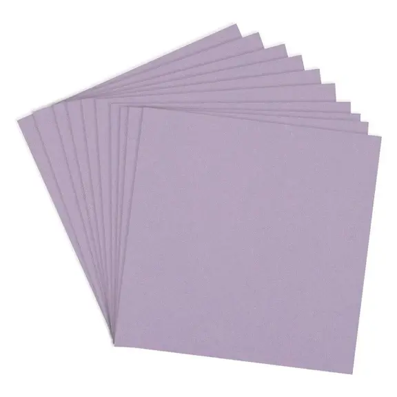 SPELLBINDERS SPELLBINDERS LAVENDER COLORWHEEL CARDSTOCK 12x12 10/PK