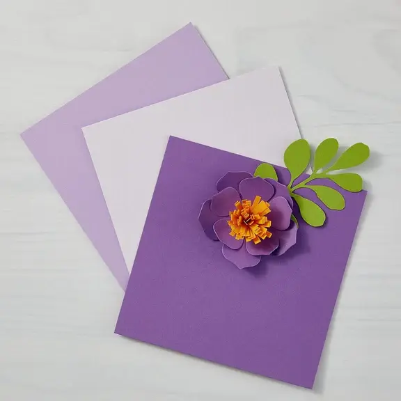 SPELLBINDERS SPELLBINDERS LAVENDER COLORWHEEL CARDSTOCK 12x12 10/PK
