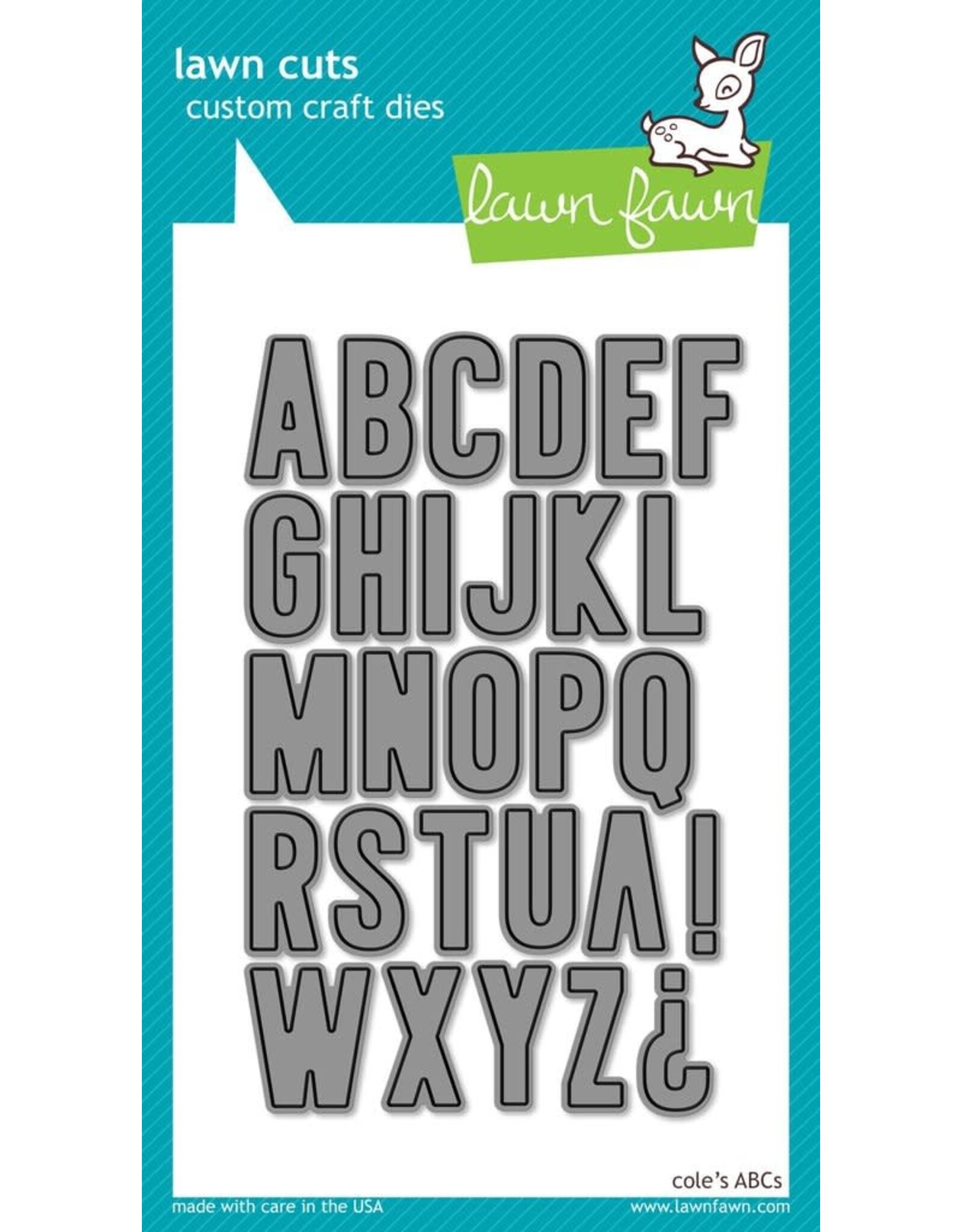 LAWN FAWN LAWN FAWN COLE'S ABCS DIE SET