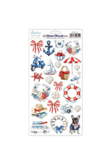 MINTAY MINTAY RIVIERA MOMENTS 6x12 PAPER STICKERS - ELEMENTS