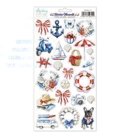 MINTAY MINTAY RIVIERA MOMENTS 6x12 PAPER STICKERS - ELEMENTS