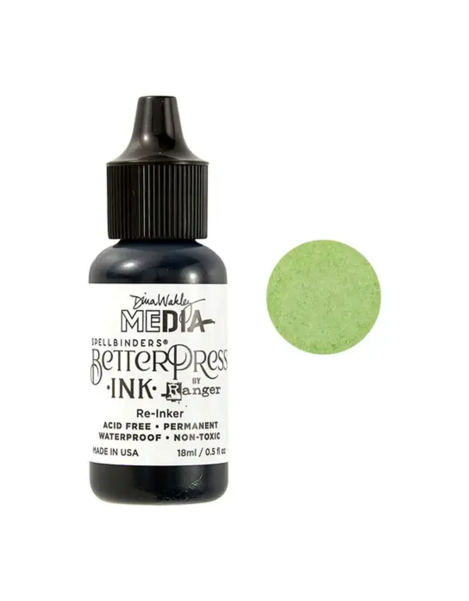 SPELLBINDERS SPELLBINDERS BETTERPRESS DINA WAKLEY LIME REINKER 0.5oz