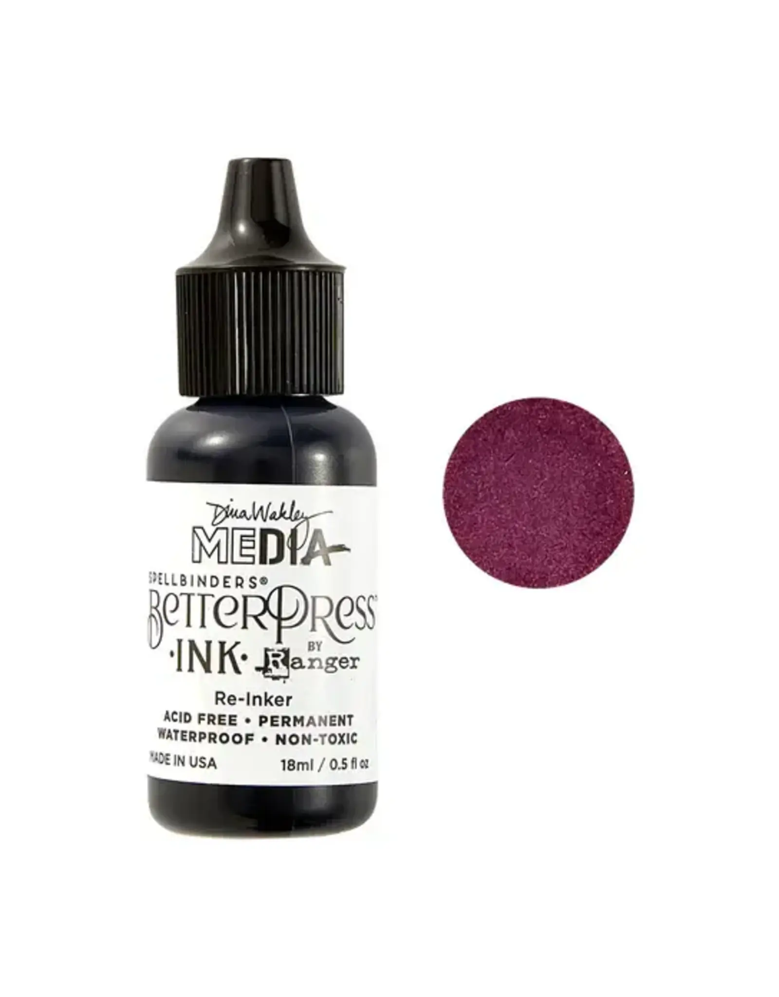 SPELLBINDERS SPELLBINDERS BETTERPRESS DINA WAKLEY EGGPLANT REINKER 0.5oz