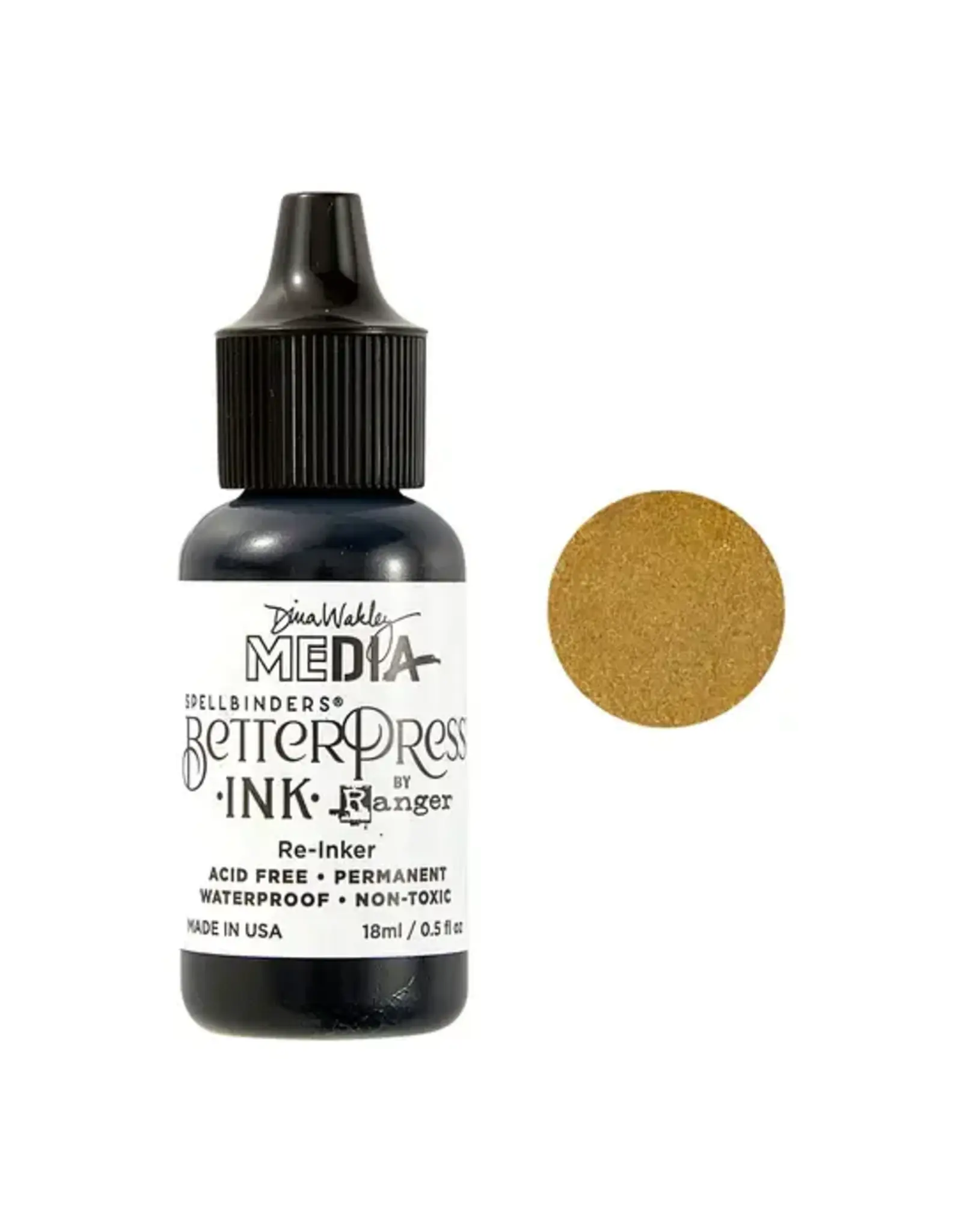 SPELLBINDERS SPELLBINDERS BETTERPRESS DINA WAKLEY OLIVE REINKER 0.5oz