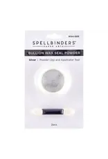 SPELLBINDERS SPELLBINDERS CLEAR SEAL MAKER TOOL COLLECTION SILVER BULLION WAX SEAL POWDER