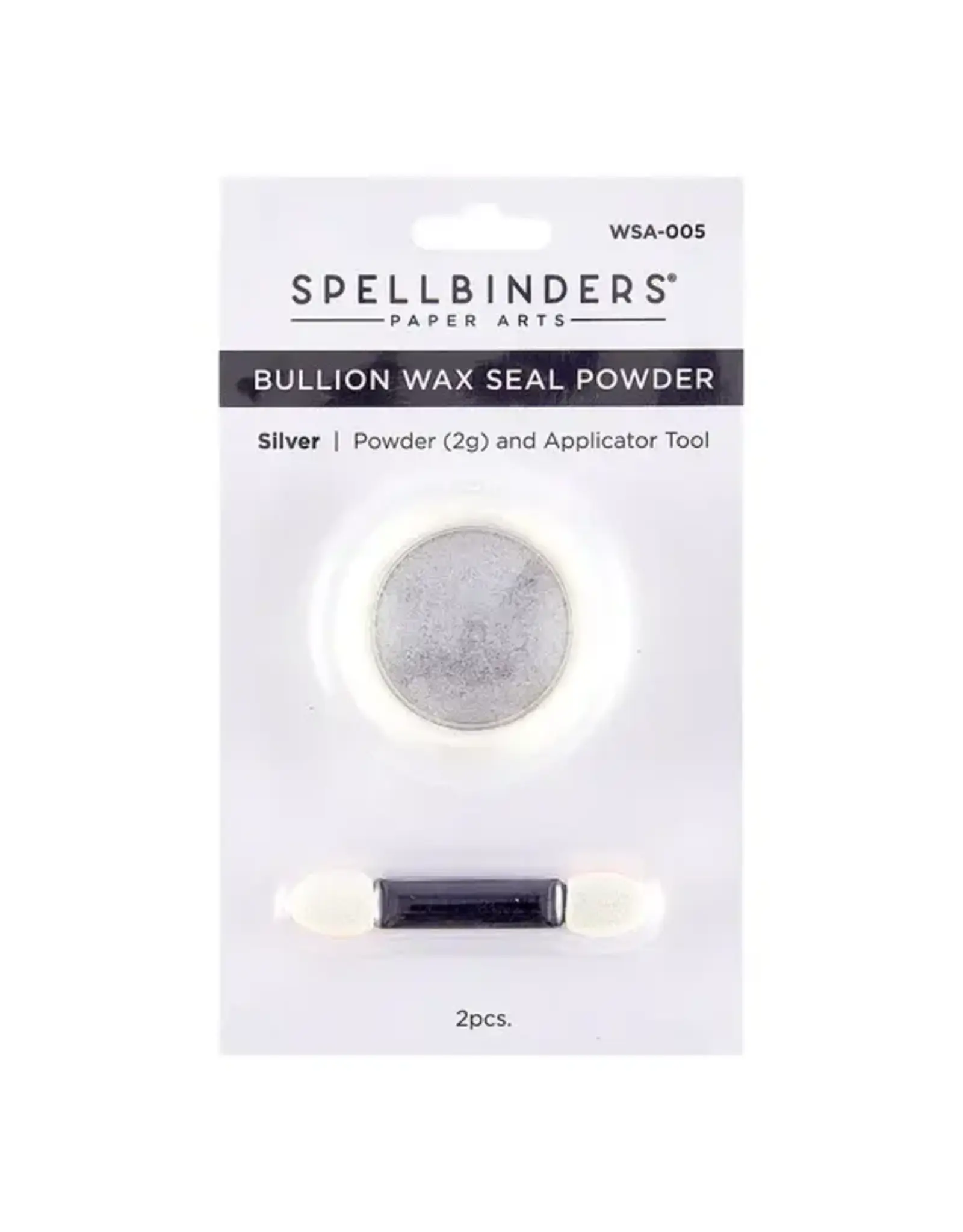 SPELLBINDERS SPELLBINDERS CLEAR SEAL MAKER TOOL COLLECTION SILVER BULLION WAX SEAL POWDER