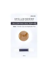 SPELLBINDERS SPELLBINDERS CLEAR SEAL MAKER TOOL COLLECTION GOLD BULLION WAX SEAL POWDER