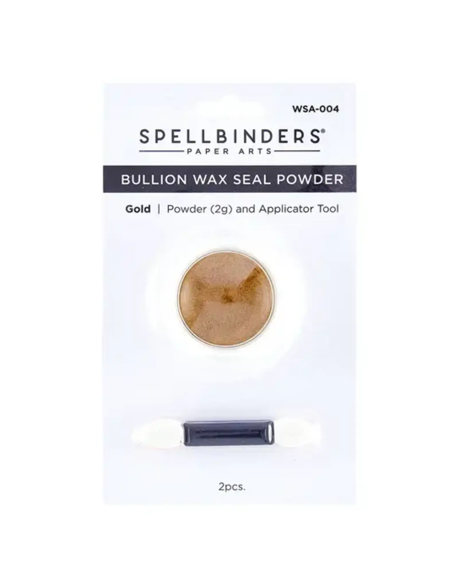 SPELLBINDERS SPELLBINDERS CLEAR SEAL MAKER TOOL COLLECTION GOLD BULLION WAX SEAL POWDER
