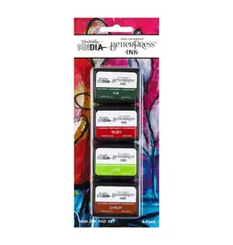 SPELLBINDERS SPELLBINDERS BETTERPRESS DINA WAKLEY FESTIVE INK MINI SET 4/PK