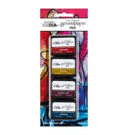 SPELLBINDERS SPELLBINDERS BETTERPRESS DINA WAKLEY EARTHY INK MINI SET 4/PK