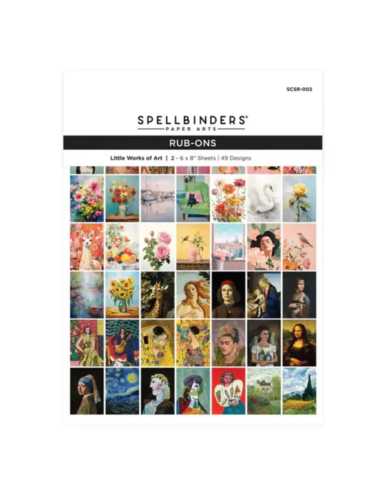 SPELLBINDERS SPELLBINDERS CLEAR SEAL MAKER TOOL COLLECTION LITTLE WORKS RUB-ON TRANSFERS