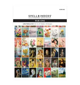 SPELLBINDERS SPELLBINDERS CLEAR SEAL MAKER TOOL COLLECTION LITTLE WORKS RUB-ON TRANSFERS