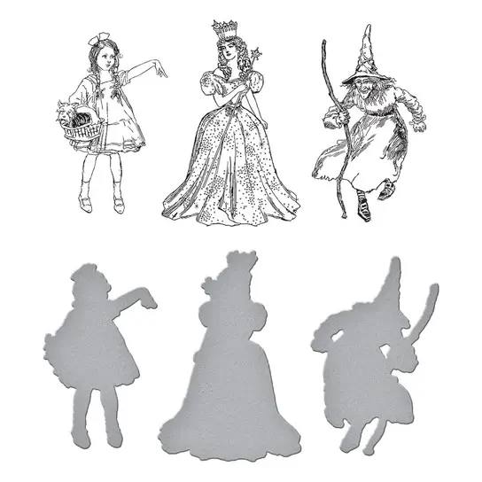 SPELLBINDERS SPELLBINDERS GRAPHIC 45 BETTERPRESS WONDER OF OZ COLLECTION PRESS PLATES & DIE SET BUNDLE
