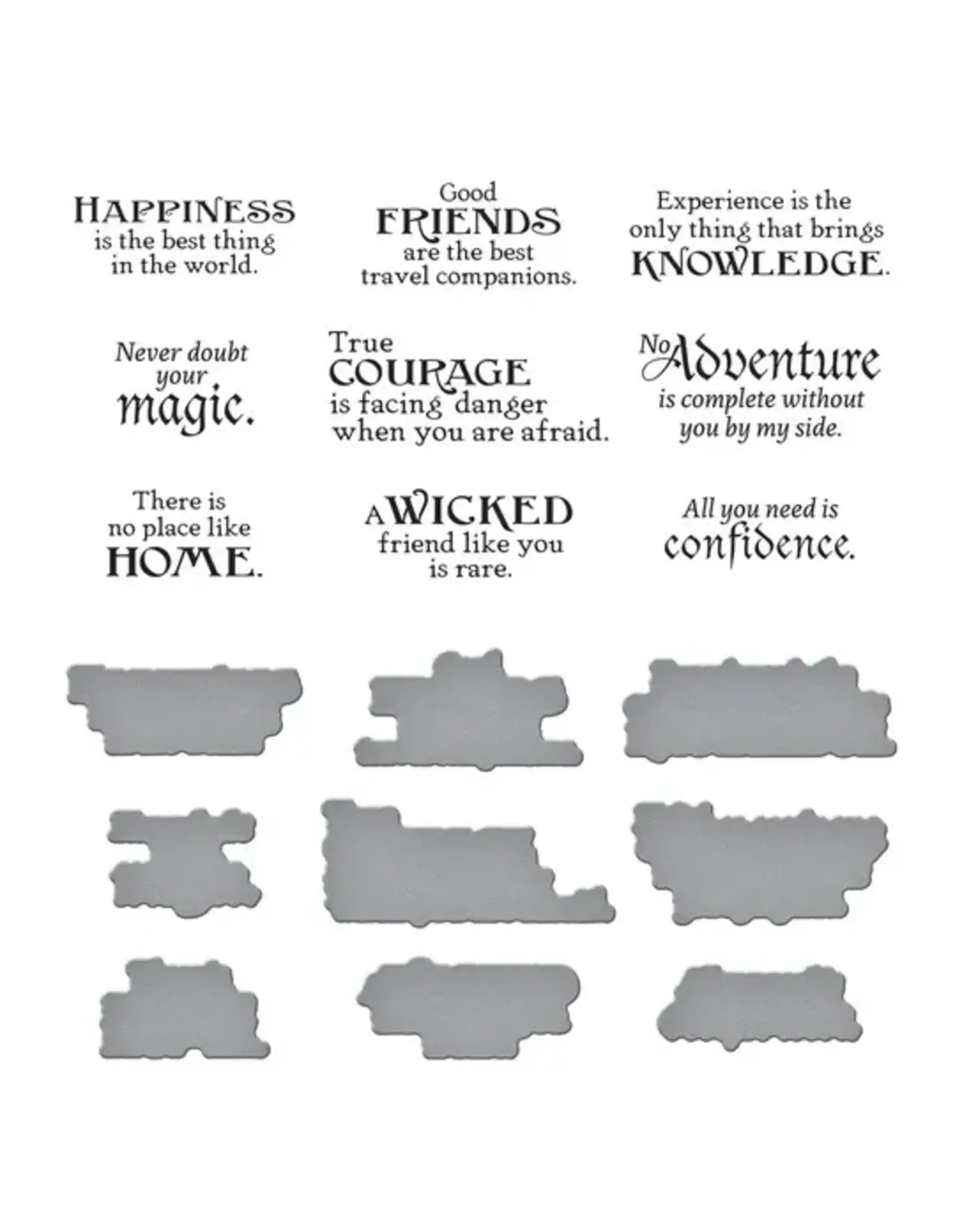 SPELLBINDERS SPELLBINDERS GRAPHIC 45 BETTERPRESS WONDER OF OZ COLLECTION PRESS PLATES & DIE SET BUNDLE