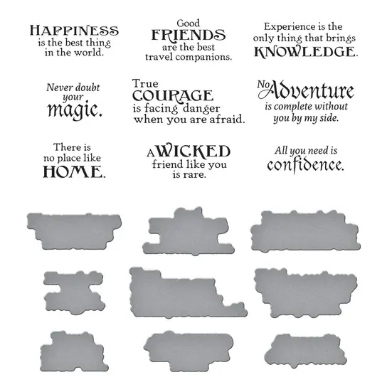 SPELLBINDERS SPELLBINDERS GRAPHIC 45 BETTERPRESS WONDER OF OZ COLLECTION PRESS PLATES & DIE SET BUNDLE