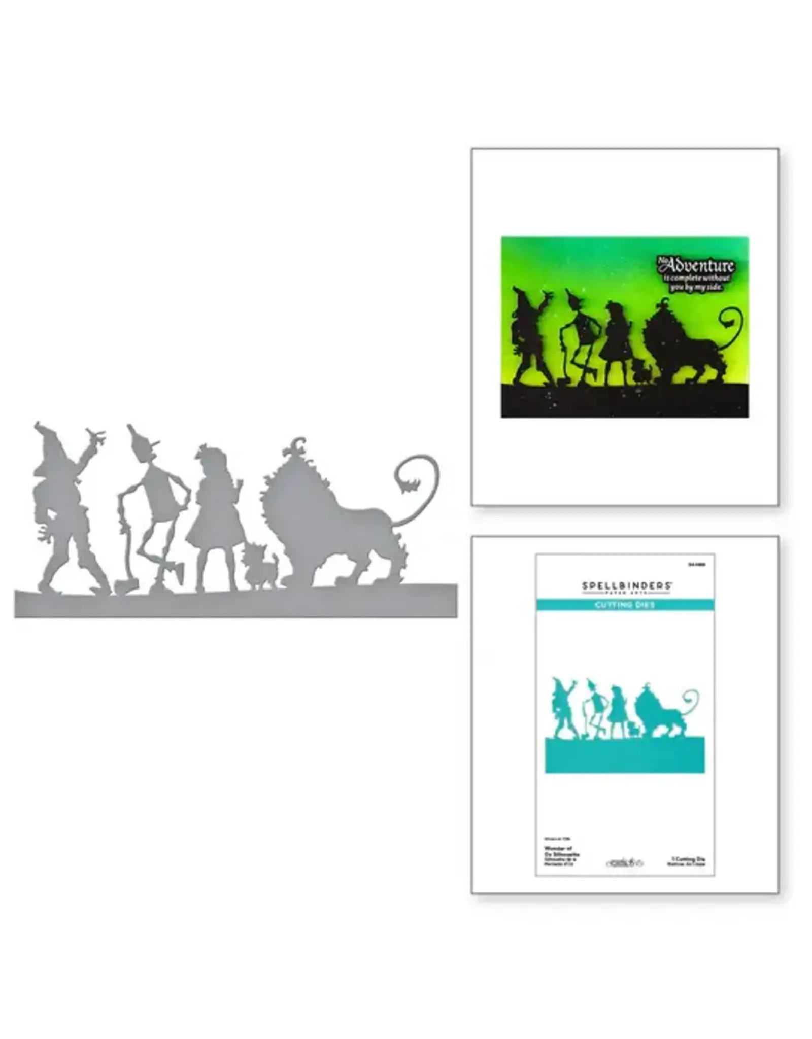 SPELLBINDERS SPELLBINDERS GRAPHIC 45 WONDER OF OZ COLLECTION WONDER OF OZ SILHOUETTE ETCHED DIE