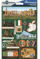 REMINISCE REMINISCE JET SETTERS IRELAND DIMENSIONAL STICKERS REMINISCE REMINISCE JET SETTERS IRELAND DIMENSIONAL STICKERS