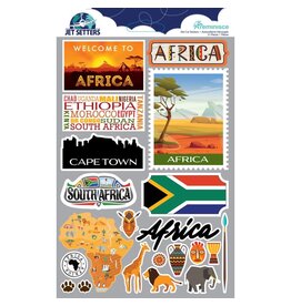 REMINISCE REMINISCE JET SETTERS AFRICA 3.0 3D STICKERS