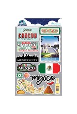 REMINISCE REMINISCE JET SETTERS MEXICO 3.0 3D STICKERS