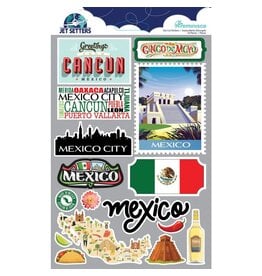 REMINISCE REMINISCE JET SETTERS MEXICO 3.0 3D STICKERS