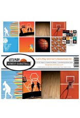 REMINISCE REMINISCE LET'S PLAY WOMEN'S BASKETBALL 12x12 COLLECTION KIT REMINISCE REMINISCE LET'S PLAY WOMEN'S BASKETBALL 12x12 COLLECTION KIT
