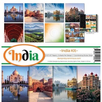 DESIGNS BY REMINISCE REMINISCE INDIA 12x12 COLLECTION KIT