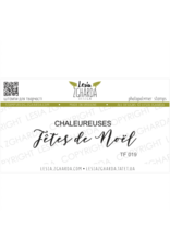 LESIA ZGHARDA DESIGN LESIA ZGHARDA DESIGN CHALEUREUSES FÊTES DE NOËL CLEAR STAMP