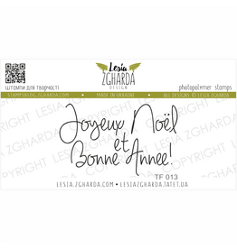 LESIA ZGHARDA DESIGN LESIA ZGHARDA DESIGN JOYEUX NOËL ET BONNE ANNÉE CLEAR STAMP