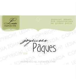 LESIA ZGHARDA DESIGN LESIA ZGHARDA DESIGN JOYEUSES PÂQUES CLEAR STAMP