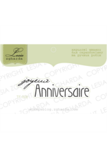 LESIA ZGHARDA DESIGN LESIA ZGHARDA DESIGN JOYEUX ANNIVERSAIRE CLEAR STAMP