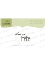 LESIA ZGHARDA DESIGN LESIA ZGHARDA DESIGN BONNE FÊTE CLEAR STAMP