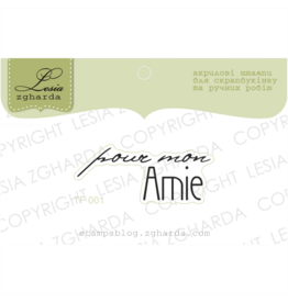 LESIA ZGHARDA DESIGN LESIA ZGHARDA DESIGN POUR MON AMIE CLEAR STAMP